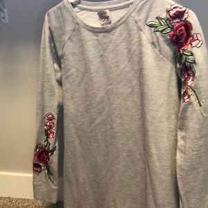 Tunic sweatshirt